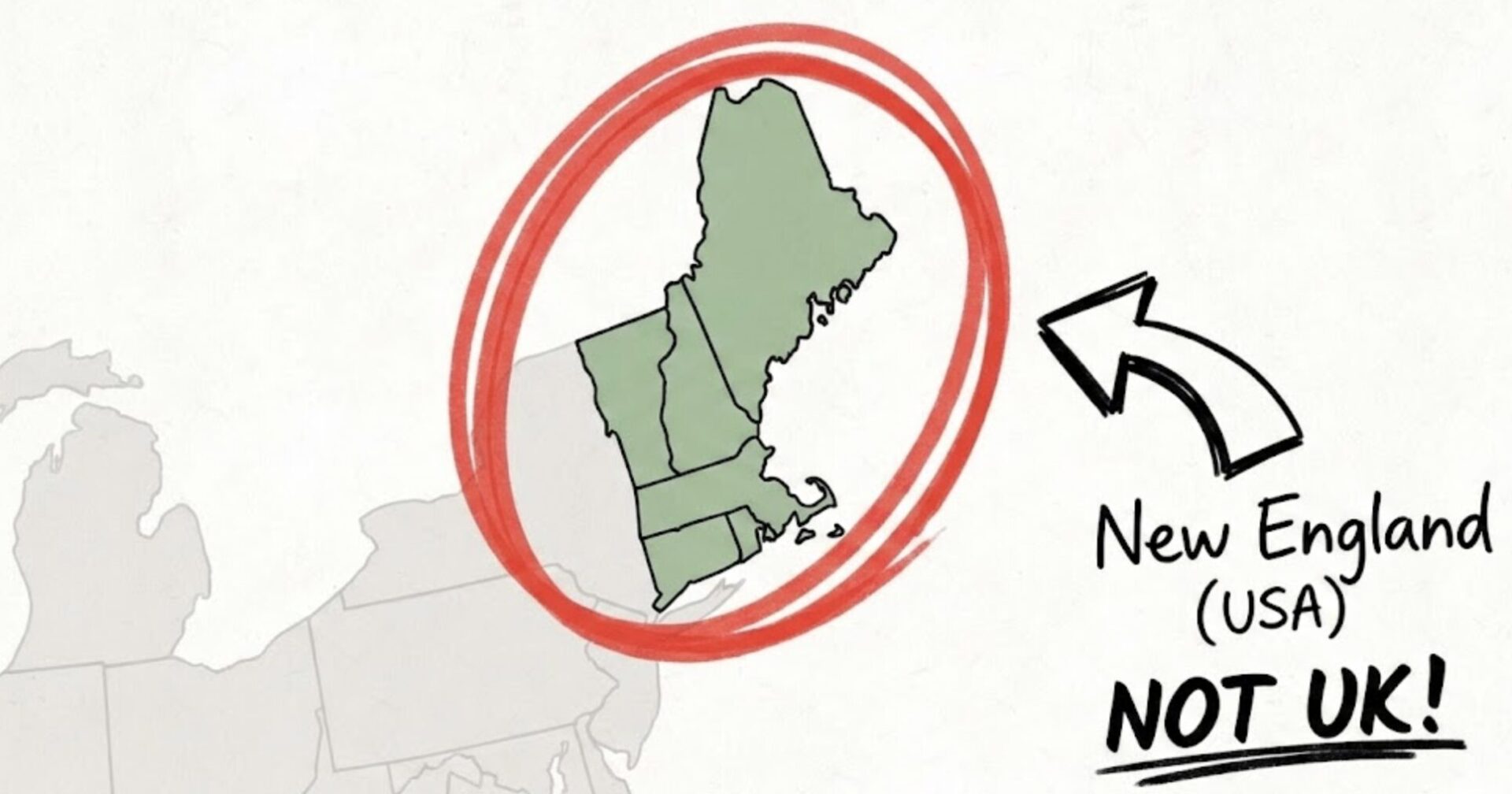 New England地方の説明